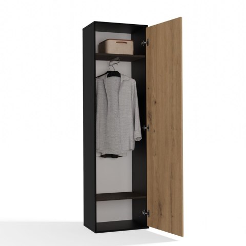 Szafa DUO ANTRACYT DĄB ARTISAN