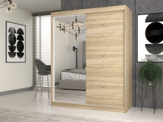 Szafa IGA 160 A/B SONOMA 1 x Lustro Do Sypialni Przedpokoju